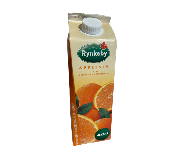 1 l. Rynkeby Appelsin juice